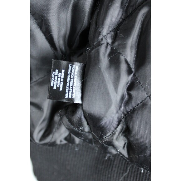 Oakland Raiders Varsity Jacket Mens White Black NFL Sleve Back Embroidered 3XL - Picture 11 of 16